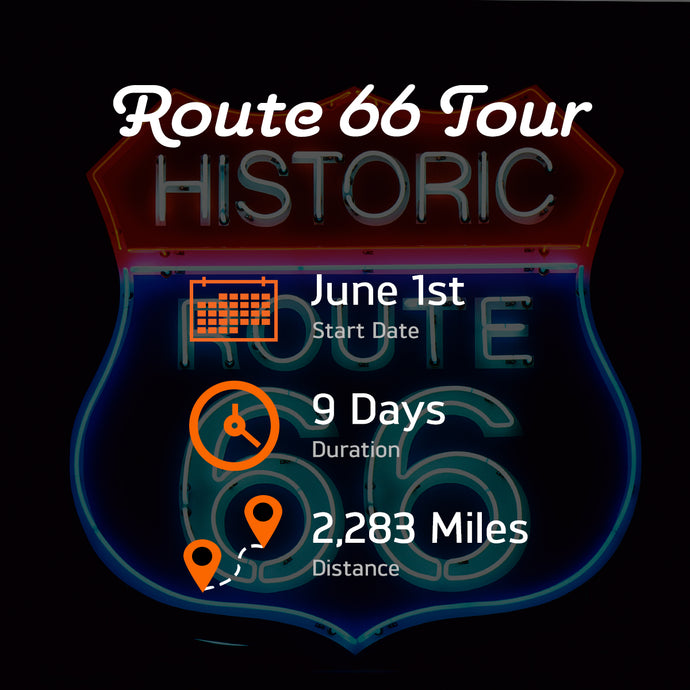 Route 66 Adventure Tour June 1-9, 2024